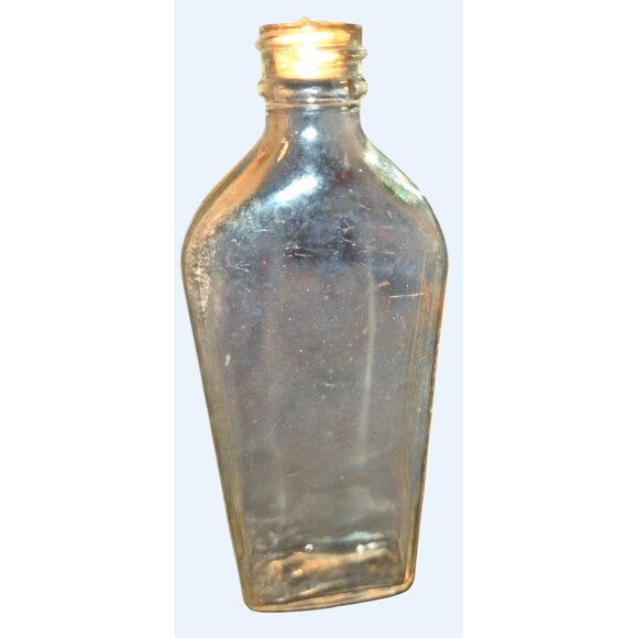 Antique Glass Bottle Embossed Dr. Caldwell Clear Cork - Picture 5 of 9